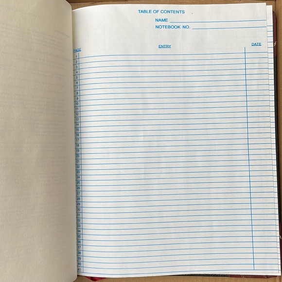 Vintage boorum pease laboratory notebook - Picture 4 of 10